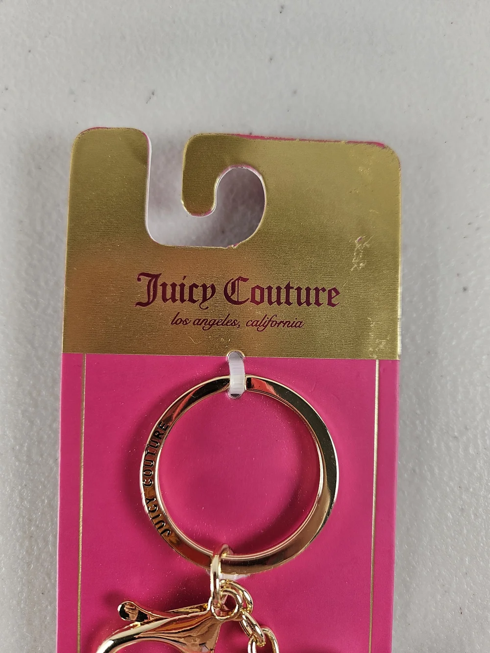Juicy Couture Gold Heart Padlock Bag Charm Brand New